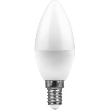 Лампа светодиодная Feron E14 11W 6400K Свеча Матовая LB-770 25943