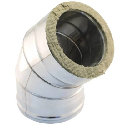 Сэндвич-колено Ferrum 135 гр. Ф150х210 (нерж. 430/0,8мм )