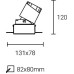 Встраиваемый светильник Fiberli 302T75 12130204