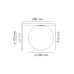Настенный/Потолочный светильник Flos IC Lights C/W1 chrome