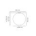 Настенный/Потолочный светильник Flos IC Lights C/W2 brass