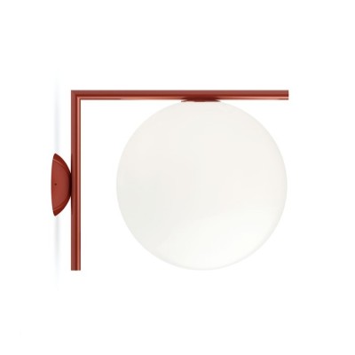 Настенный/Потолочный светильник Flos IC Lights C/W2 red burgundy