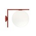 Настенный/Потолочный светильник Flos IC Lights C/W2 red burgundy