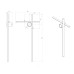 Настенный светильник Flos Coordinates W2 Argent