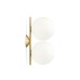 Настенный светильник Flos IC Lights C/W1 Double brass