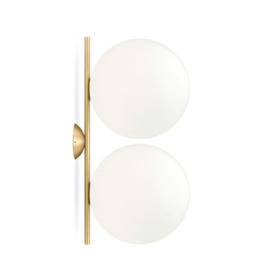 Настенный светильник Flos IC Lights C/W2 Double brass