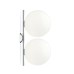 Настенный светильник Flos IC Lights C/W2 Double chrome