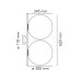 Настенный светильник Flos IC Lights C/W2 Double chrome