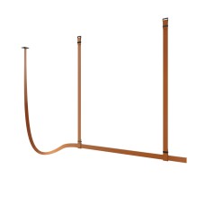 Подвесной светильник Flos Belt Fabric Copper Brown