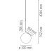Подвесной светильник Flos IC Lights S2 chrome