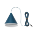 Подвесной светильник Flos String Light Cone Head blue