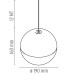 Подвесной светильник Flos String Light Sphere