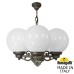 Уличный подвесной светильник Fumagalli Globe 250 G25.120.S30.BYF1R