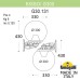 Уличный настенный светильник Fumagalli Globe G30.131.000.AZF1R
