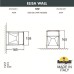 Уличный настенный светильник Fumagalli DS2.560.000.WXD1L