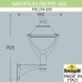Уличный настенный светильник Fumagalli P50.254.000.AXH27