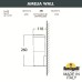 Уличный настенный светильник Fumagalli DR2.570.000.AYF1R