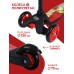 Cамокат GRAFFITI Drive, колёса PU 110/75 мм, ABEC 7, красный