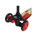 Cамокат GRAFFITI Drive, колёса PU 110/75 мм, ABEC 7, красный