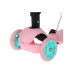 Самокат 2 в 1 с корзинкой GRAFFITI Kids, колёса PU 120/75 мм, цвет розовый