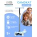 Самокат GRAFFITI Baby, колёса световые PU 120/70 мм, ABEC 7, цвет серый