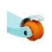 Самокат складной GRAFFITI Baby, колёса световые PU 120/70 мм, ABEC 7, цвет бирюзовый
