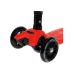 Самокат складной GRAFFITI Baby, колёса световые PU 120/70 мм, ABEC 7, цвет красный