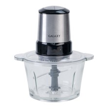 Измельчитель Galaxy LINE GL 2355, стекло, 400 Вт, 1.5 л, серебристо-чёрный