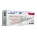 Стайлер Galaxy LINE GL 4667, 40 Вт, керамическое покрытие, d=10 мм, до 180 °C, бело-розовый