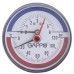 Термоманометр Gappo аксиальный в комплекте с автоматическим запорным клапаном 1/2