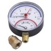 Термоманометр Gappo радиальный в комплекте с автоматическим запорным клапаном 1/2