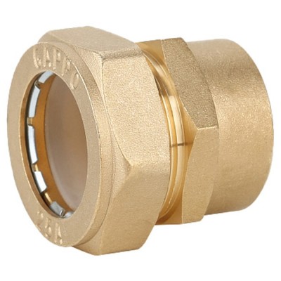Муфта Gappo обжимная прямая с внутренней резьбой 15 х 3/4