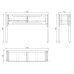 -KONS Консоль Grimaldi  см Garda Decor 77IP-GD007