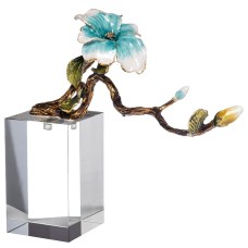 Статуэтка Ветви с голубым цветком Garda Decor 55RD4374