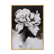 Холст Девушка с цветами-2 Garda Decor 89VOR-GIRL FLOWER-2