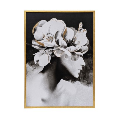 Холст Девушка с цветами-2 Garda Decor 89VOR-GIRL FLOWER-2
