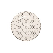 Тарелка обеденная Garda Decor 26FC-TAR-HONEYCOMB-26/1
