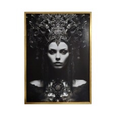 89VOR-Queen Холст "Царица"  см, багет пластик(зол) Garda Decor 89VOR-QUEEN
