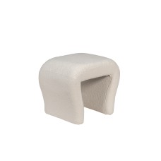 Банкетка букле белый dсм Garda Decor GY-08717