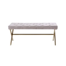 Банкетка велюр бежевый см Garda Decor N-2133BANK-BEG
