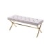 Банкетка велюр бежевый см Garda Decor N-2133BANK-BEG