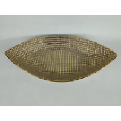 Блюдо декоративное с золотым декором *см Garda Decor 18H7922L-GL