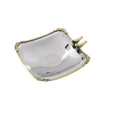 Блюдо квадратное на ножках "Birds" нерж.сталь см Garda Decor 95IM-0072