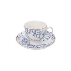 Чайная пара АРТ МАГНОЛИЯ 230мл (4) Garda Decor 26FC-14850