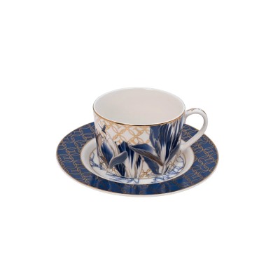 Чайная пара АРТ МАГНОЛИЯ 230мл (4) Garda Decor 26FC-98000