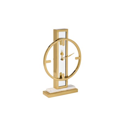 Часы настольные зеркальные  цвет золото H40см Garda Decor 79MAL-5792