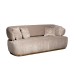 Диван Glarus трехместный, велюр серый см Garda Decor 102AN-DIV-1303-SER
