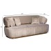 Диван Glarus трехместный, велюр серый см Garda Decor 102AN-DIV-1303-SER