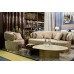 Диван Glarus трехместный, велюр серый см Garda Decor 102AN-DIV-1303-SER