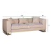 Диван Lucerne трехместный велюр бежевый см Garda Decor 102AN-20493